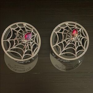 B&BW Bejeweled Spider Car Fragrance Holders (x2)